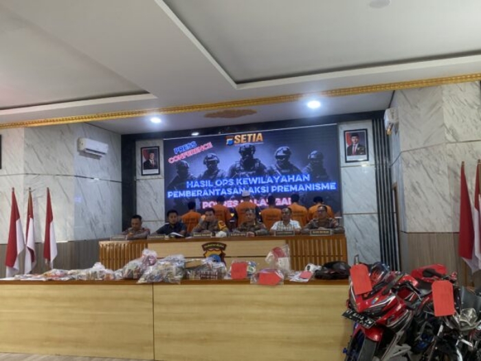 Ops Sikat Intan 2025: Polres Balangan Amankan 35 Tersangka dalam Operasi Premanisme dan Kejahatan Jalanan