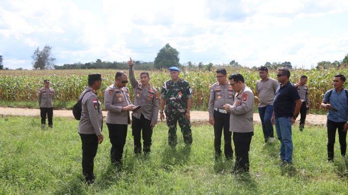 PJU Polda Kalbar Tinjau Persiapan Panen Raya Jagung di Bengkayang untuk Dukung Ketahanan Pangan Nasional