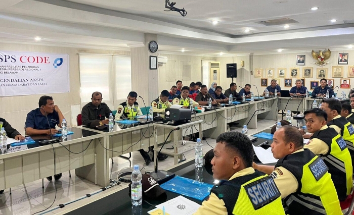 PT Pelindo Regional 1 Belawan Tingkatkan Keselamatan dan Kesehatan Kerja (K3) lewat Drill ISPS Code dan Simulasi Kebakaran