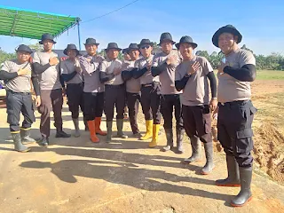 Polsek Tayan Hulu Gelar Penanaman Jagung Serentak Dukung Program Ketahanan Pangan Asta Cita