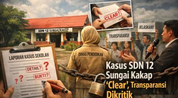 Dikbud Kubu Raya Klaim Kasus SDN 12 Sungai Kakap Selesai, Publik Desak Transparansi